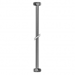 Toru Benkiser Cu-w/2 nuts, 10 mm, 0.3 m, kaks &frac12; mutrit