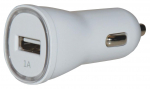 Auto laadija Techly, USB, valge v.