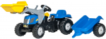 Pedaaltraktor Rolly Toys NEW HOLLAND, sinine v.