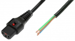Juhe Assmann IEC C13, IEC C13, 2 m, must v.