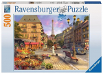 Pusle Ravensburger A walk around Paris, 49 cm x 36 cm, 500 tk, mitmev&auml;rviline