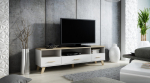 TV-laud Cama Meble Lotta 180, tamm v./valge v., 180 cm x 40 cm x 53 cm
