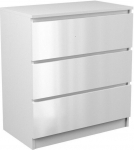 Kummut Malwa M3, valge v., 77 cm x 40 cm x 70 cm