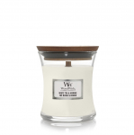 K&uuml;&uuml;nal, l&otilde;hna WoodWick White Tea&Jasmine, 60 h, 275 g, Valge v.