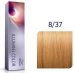 Juuksev&auml;rv Wella Illumina Color, light blonde gold brown v., 8/37, 60 ml