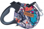 Automaatne jalutusrihm Amiplay Adventure Infini, punane/mitmev&auml;rviline, XL