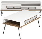 Elutoa m&ouml;&ouml;blikomplekt Kalune Design Ekol, sise, valge v.