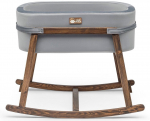 H&auml;ll beebidele &uuml;hekohaline Kalune Design Hier Cradle, hall/p&auml;hklipuu, ilma voodipesukastita, madratsiga