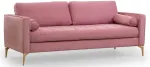 Diivan Hanah Home Rome 3-Seat, roosa v., 90 x 215 cm x 70 cm
