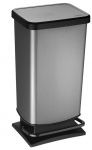 Pr&uuml;gikast Rotho Paso 1754110273WS, h&otilde;be v./must v., 40 l, 67.6 cm x 29.5 cm