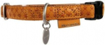 Kaelarihm koertele Zolux Mac Leather, kollane v., 22-32
