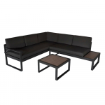 Aiam&ouml;&ouml;bli komplekt DM Grill Garden Modern, must v., 1-5 istekohta