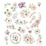 Kleebis DallPrint Flora, lapselik, 17 cm, 15 cm mitmev&auml;rviline