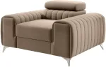 Tugitool Laurence Nube 20, hele pruun v., 97 cm x 125 cm x 105 cm
