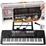Laste s&uuml;ntesaator Lean Toys Electronic Keyboard MQ-809