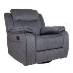 Allalastava seljatoega tugitoolid Home4you Gentry 14193, hall v., 96 cm x 98 cm x 105 cm
