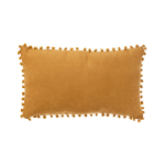 Dekoratiivne padi Domoletti Ponpon, kollane v., 30 cm x 50 cm