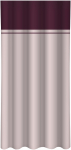 &Ouml;&ouml;kardin ZMH-117, bordoo v./roosa v., 160 cm x 250 cm