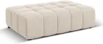 Tumba Micadoni Home Jennifer Velvet, beež v., 102 cm x 80 cm x 40 cm