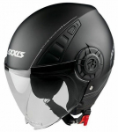 Mootorratta kiiver Axxis Square Solid A1, S, must