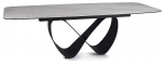 S&ouml;&ouml;gilaud pikendatav Infinity, valge v./must v., 160 - 240 cm x 95 cm x 76 cm