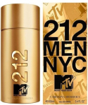 Tualettvesi Carolina Herrera 212 Men NYC x MTV, 100 ml