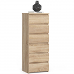 Kummut Akord CL6, sonoma tamm v., 109 cm x 40 cm x 35 cm