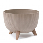 Lillepott Lamela Roma 969-85, plastik, &Oslash; 28.5 cm, tumepruun v.