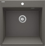 K&ouml;&ouml;givalamu Deante Eridan, graniit, 60 cm x 61 cm x 20 cm, must v./hall v.