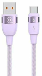Juhe Usams SJ631 USB Type-C Male, USB Type A Male, 1.2 m, violetne v.