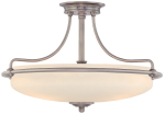 Valgusti lagi Elstead Lighting Griffin QZ-GRIFFIN-SFM-C, E27, 4 x 60 W, valge v. / h&otilde;be v., 52,8 x 52,8 cm