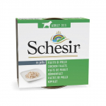 M&auml;rg koeratoit Schesir In Jelly Chicken Fillets, kanaliha, 0.15 kg