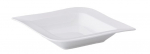 Supi taldrik supi Ambition Fala Wave, 22 cm x 22 cm, valge