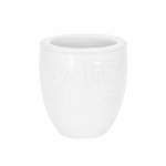 Lillepott Domoletti GG.6687.017, keraamiline/savi, valge