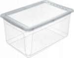 Kaanega hoiukarp Keeeper Clearbox Bea, 43 l, l&auml;bipaistev v., 59 x 39 x 27 cm