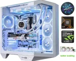 Statsionaarne arvuti Mdata AMD Ryzen 5 9600X, 2 TB, DDR5 32 GB, SSD+HDD 1 TB 1 TB, Nvidia GeForce RTX4060Ti 8 GB, Windows 11 Home Gaming ArcticX
