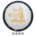 Discgolfi ketas Discmania S-Line Horizon Vanguard, 21 cm x 21 cm, valge v./must v.