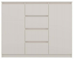 Kummut Akord Malwa 2D4S, pruunikas v., 97 cm x 40 cm x 120 cm