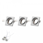 S&uuml;vistatav lamp lagi Spot-Light Cristaldream, GU10, kroom, 3 tk x 50 W