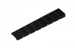 Uksestopper Haushalt HAH15134, 0.08 cm x 0.2 cm, plastik, must, 8 tk