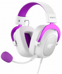 Juhtmega m&auml;nguri peakomplekt Havit H2002d, valge v./violetne v.