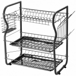 N&otilde;udekuivatusrest Rosberg 55R53000OB, 43 cm x 24 cm x 45 cm, plastik/metall, must v.