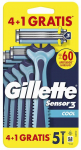 Raseerija Gillette Sensosr3 Cool, 5 tk