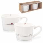 Tasside komplektid Orion Heart, valge v., 0.2 l