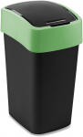 Sorteerimiskast Curver Flip, 25L l, must v./kollane v.