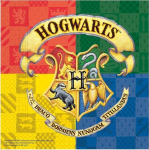 Pabersalvr&auml;tikud GoDan Harry Potter, 33 cm x 33 cm, mitmev&auml;rviline, 20 tk