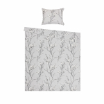 Voodipesukomplekt Domoletti Willow, hall v., 50 x 70 cm, 140 x 200 cm, 2 os.