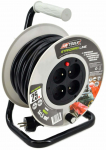 Pikendusjuhe trumlil AWTools Standard Line, AW70216, 3 x 1,5 mm&sup2;, 25 m, IP44, 4 pesa