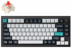 Juhtmevaba arvutiklaviatuur Keychron Q1 Max Q1M-M1 Gateron Jupiter Red, EN, valge v./must v.