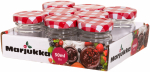 Purk Marjukka 636892, 45 mm, 0.05 l, l&auml;bipaistev v./punane v., 8 tk